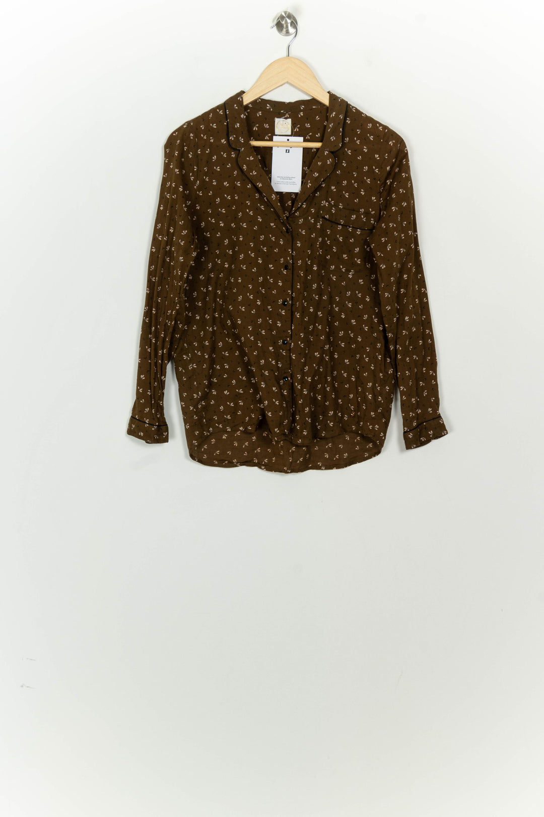 Chemise Marron - Taille S/36 de la marque Des petits hauts | PARAD125785 - Vendu par Paradigme - Image 2