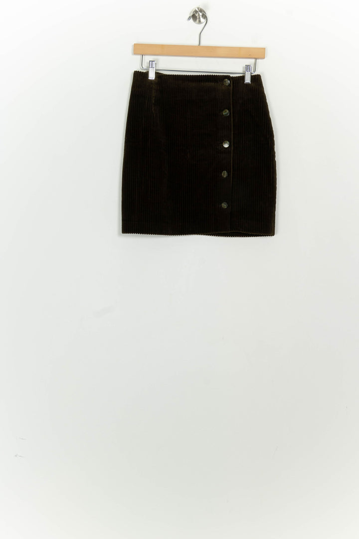 Jupe Courte Marron Foncé - Taille S/36 de la marque Des petits hauts | PARAD125789 - Vendu par Paradigme - Image 2