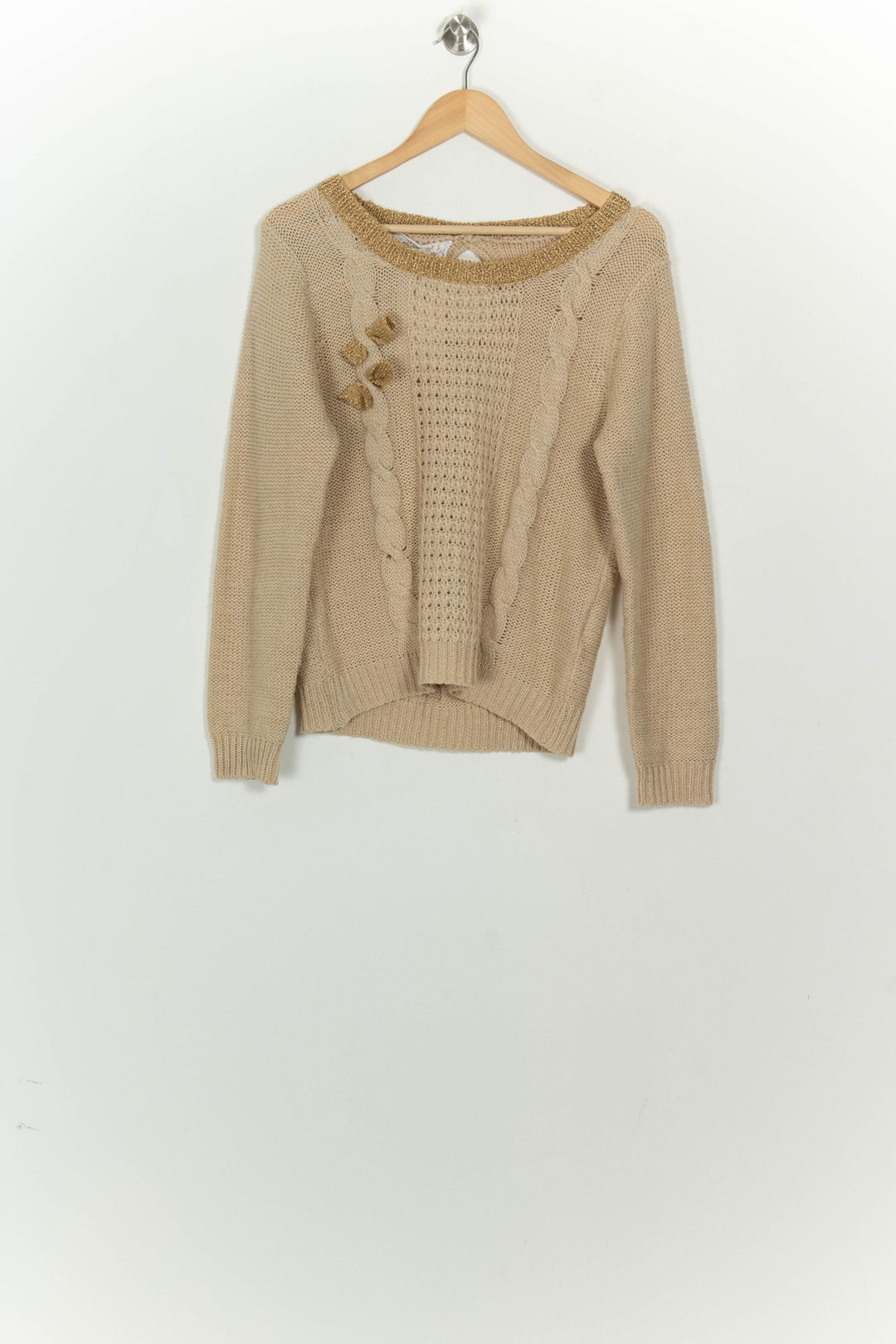 Pull Beige - Taille M/38 de la marque Suncoo | PARAD125807 - Vendu par Paradigme - Image 2