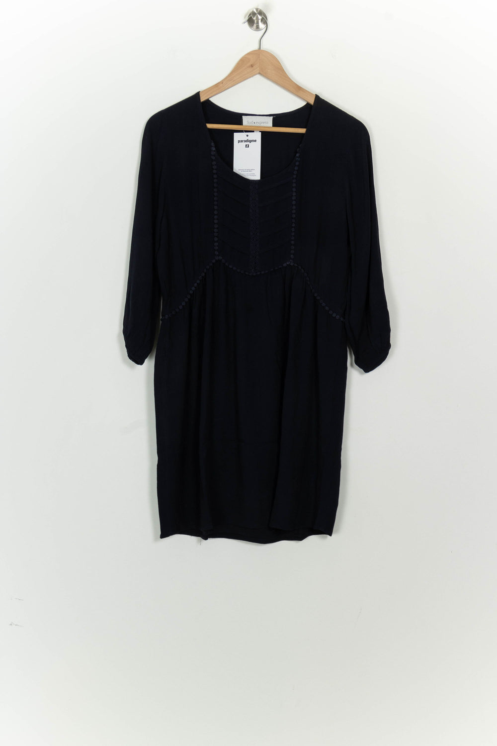 Robe Midi Noire - Taille L/40 de la marque Sud express | PARAD125809 - Vendu par Paradigme - Image 2