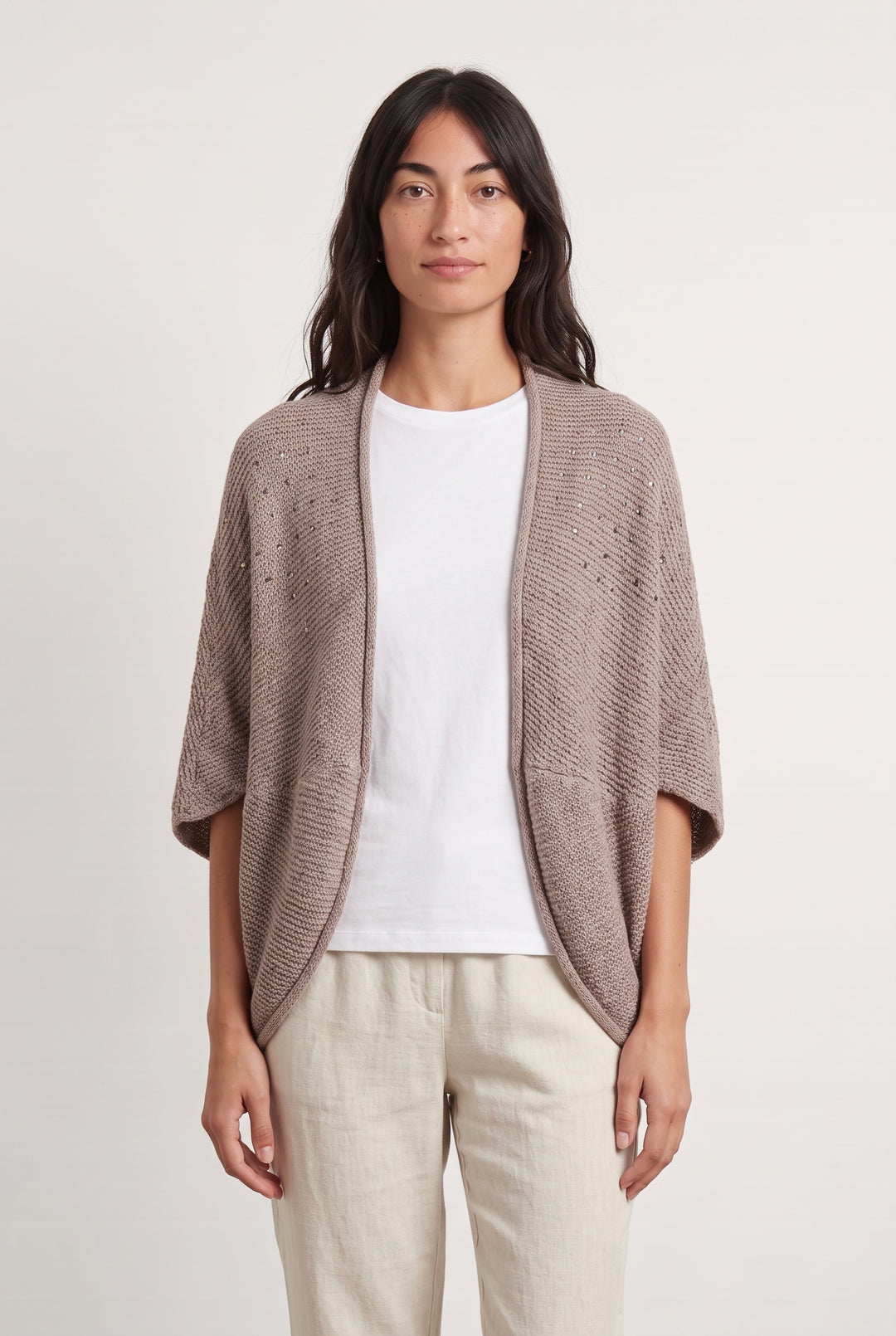Gilet Long Rose - Taille M/38 de la marque La Redoute Collections | PARAD125810 - Vendu par Paradigme - Image 1