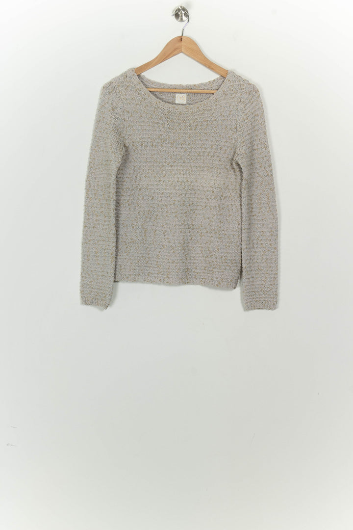 Pull Beige et Gris - Taille S/36 de la marque Des petits hauts | PARAD125811 - Vendu par Paradigme - Image 2