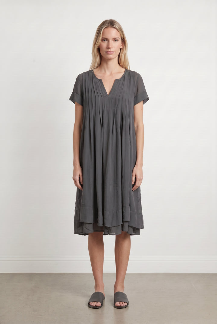 Robe Midi Grise - Taille S/36 de la marque Comptoir des Cotonniers | PARAD125812 - Vendu par Paradigme - Image 1