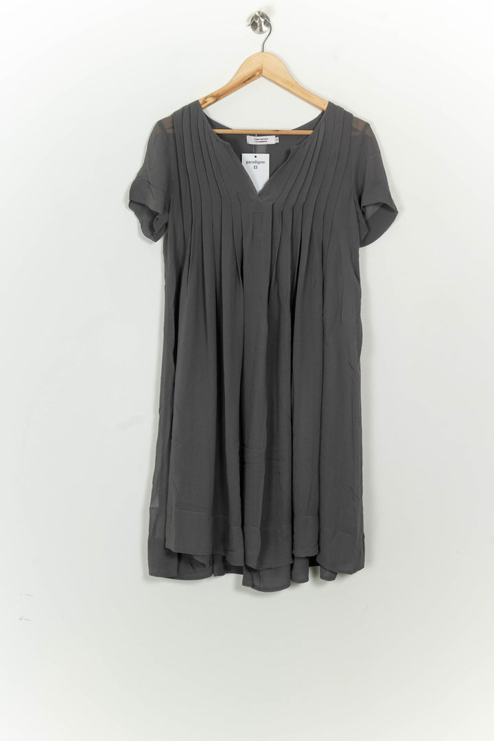 Robe Midi Grise - Taille S/36 de la marque Comptoir des Cotonniers | PARAD125812 - Vendu par Paradigme - Image 2