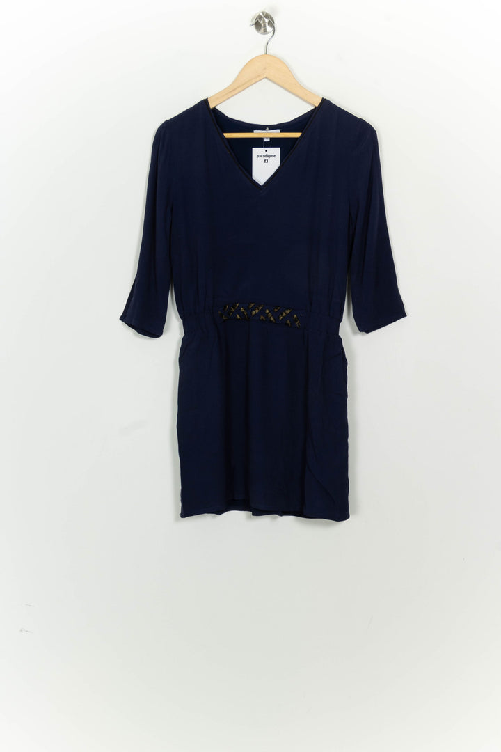 Robe Midi Bleue - Taille S/36 de la marque Suncoo | PARAD125813 - Vendu par Paradigme - Image 2