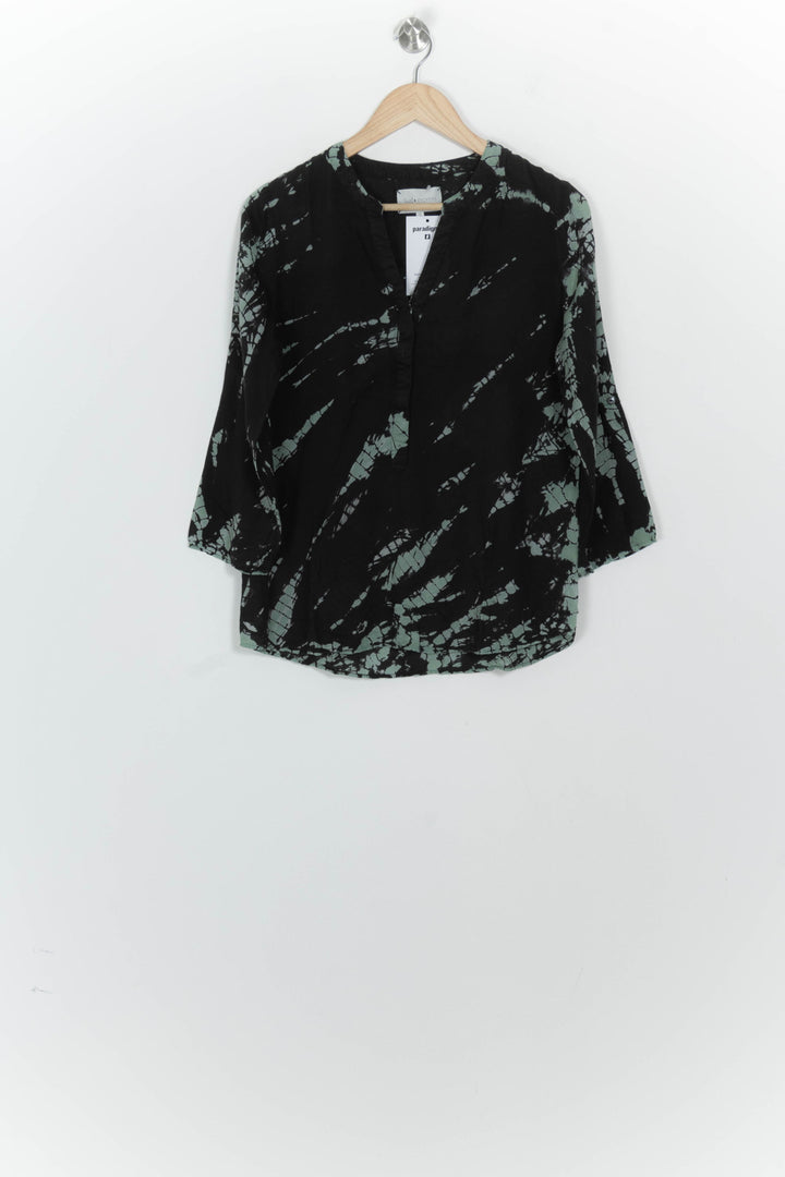 Chemise Noire et Verte - Taille S/36 de la marque Sud express | PARAD125815 - Vendu par Paradigme - Image 2