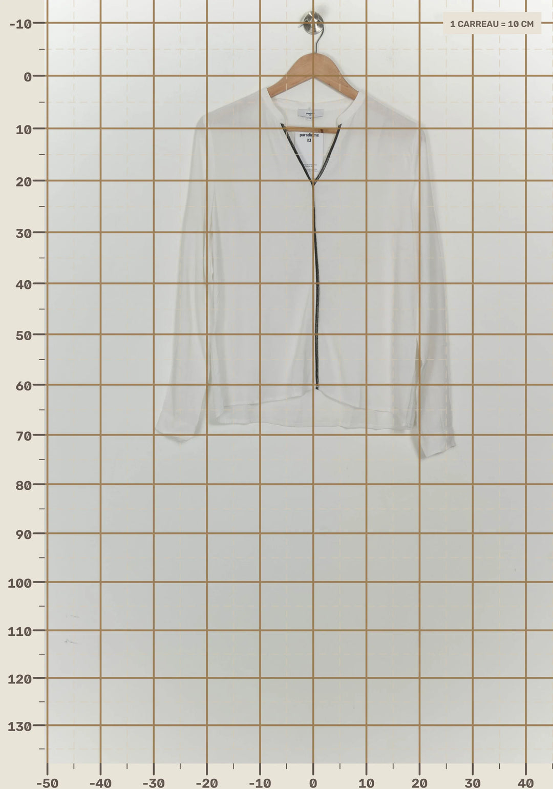Blouse Blanche - Taille S/36 de la marque Suncoo | PARAD125816 - Vendu par Paradigme - Image 4