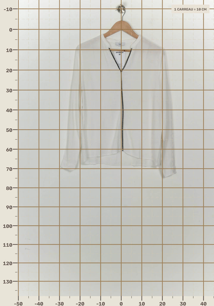Blouse Blanche - Taille S/36 de la marque Suncoo | PARAD125816 - Vendu par Paradigme - Image 4