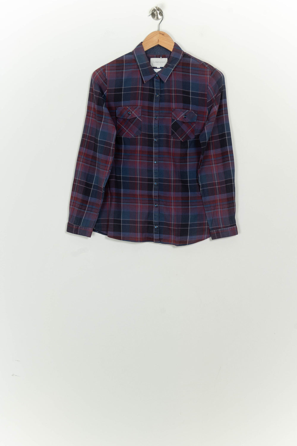 Chemise Bleue et Rouge - Taille M/38 de la marque Sud express | PARAD125817 - Vendu par Paradigme - Image 2