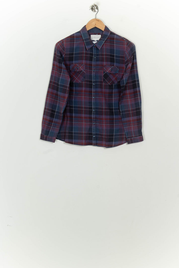 Chemise Bleue et Rouge - Taille M/38 de la marque Sud express | PARAD125817 - Vendu par Paradigme - Image 2