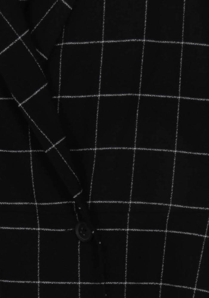 Manteau Long Noir et Blanc - Taille S/36 de la marque Sud express | PARAD125819 - Vendu par Paradigme - Image 3