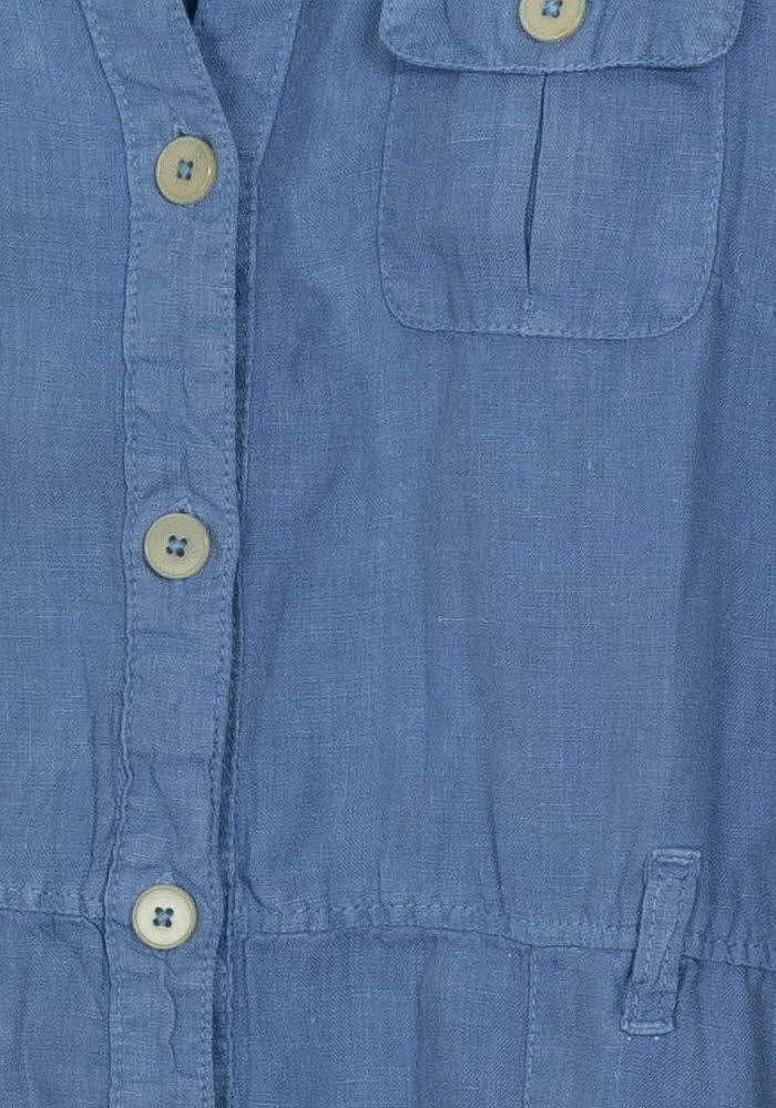Robe Chemise Midi Bleue - Taille L/40 de la marque Caroll | PARAD125821 - Vendu par Paradigme - Image 3