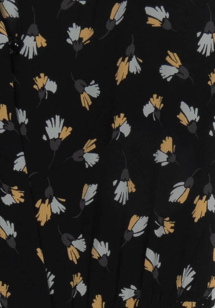 Combinaison Sans Manches Noire et Jaune - Taille M/38 de la marque La Fée Maraboutée | PARAD125824 - Vendu par Paradigme - Image 3