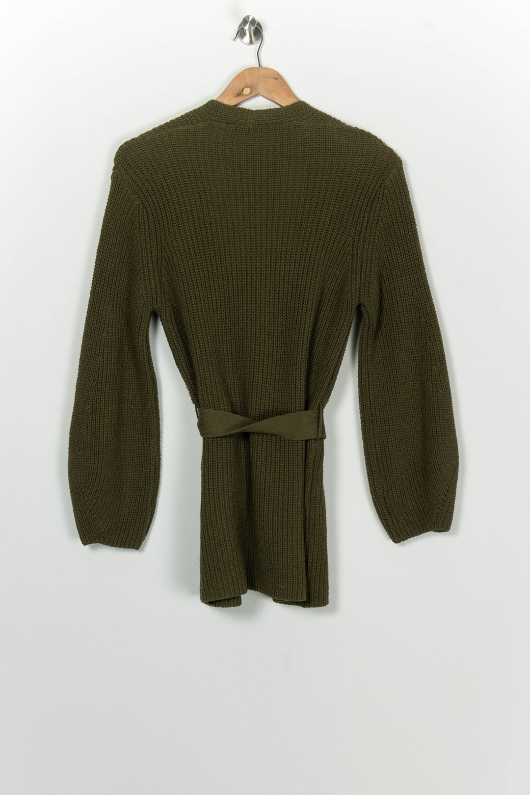 Gilet long vert kaki - Taille S/36 de la marque La Fée Maraboutée | PARAD125828 - Vendu par Paradigme - Image 5