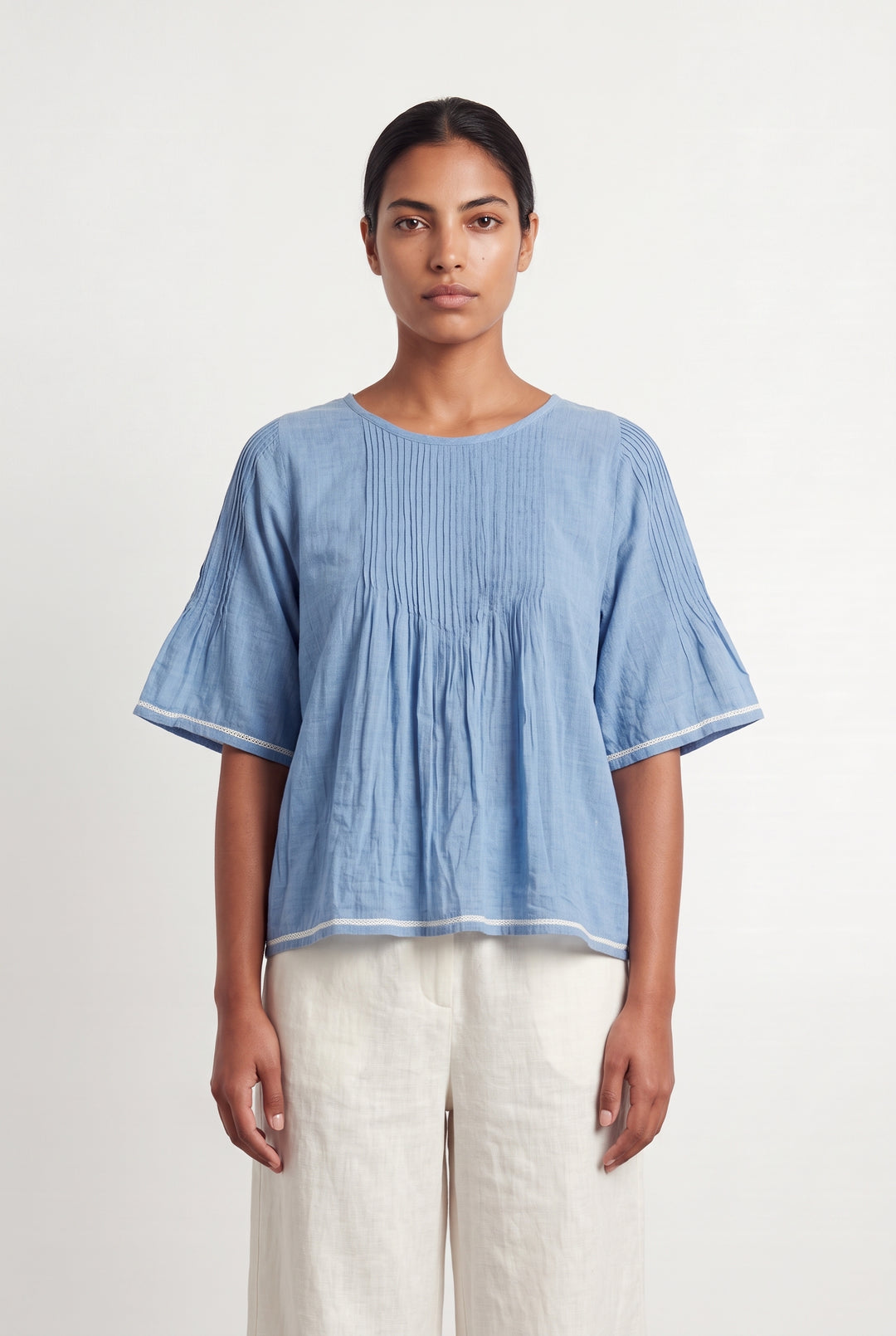 Blouse Bleue - Taille L/40 de la marque Vanessa Bruno - Athé | PARAD125834 - Vendu par Paradigme - Image 1
