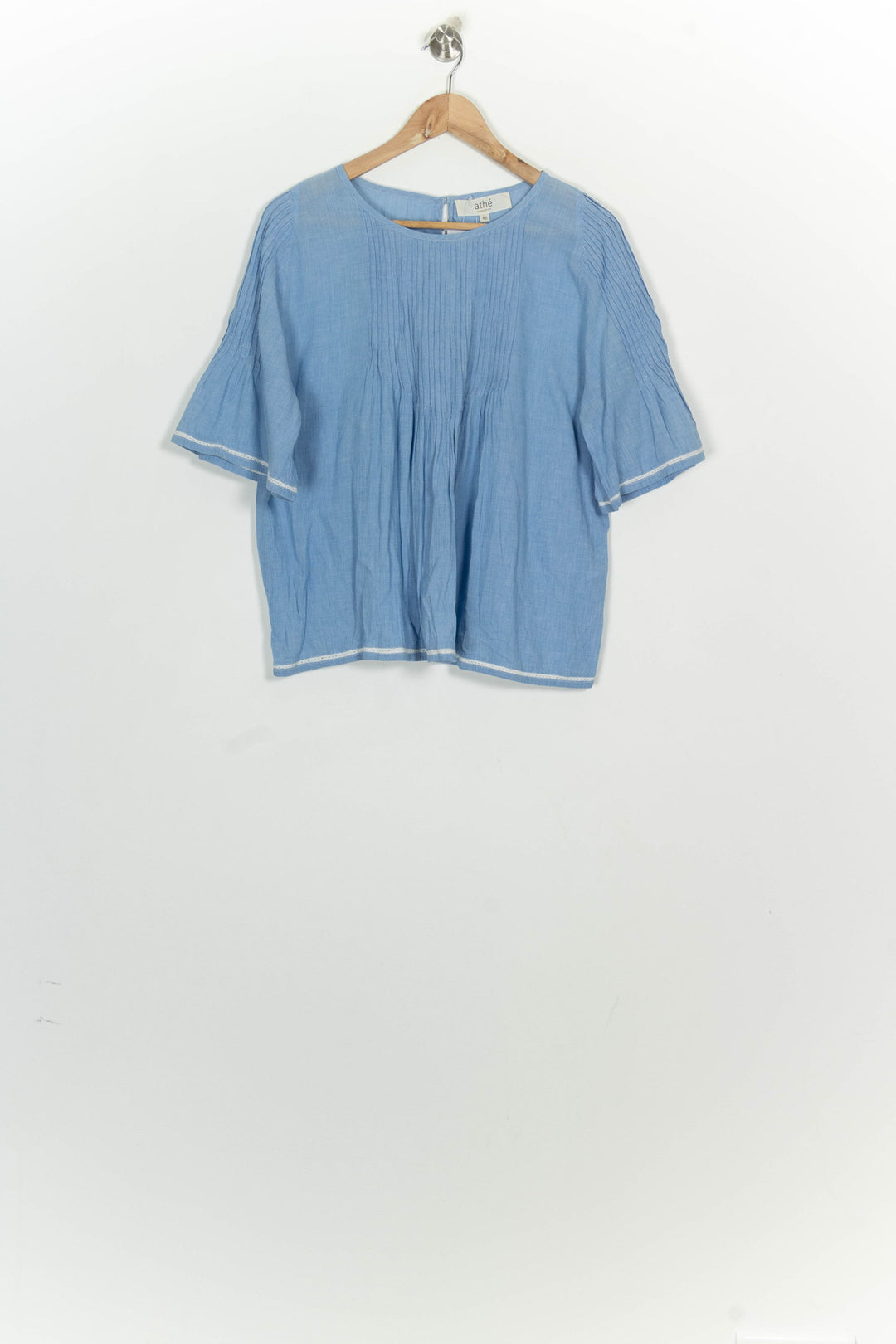 Blouse Bleue - Taille L/40 de la marque Vanessa Bruno - Athé | PARAD125834 - Vendu par Paradigme - Image 2