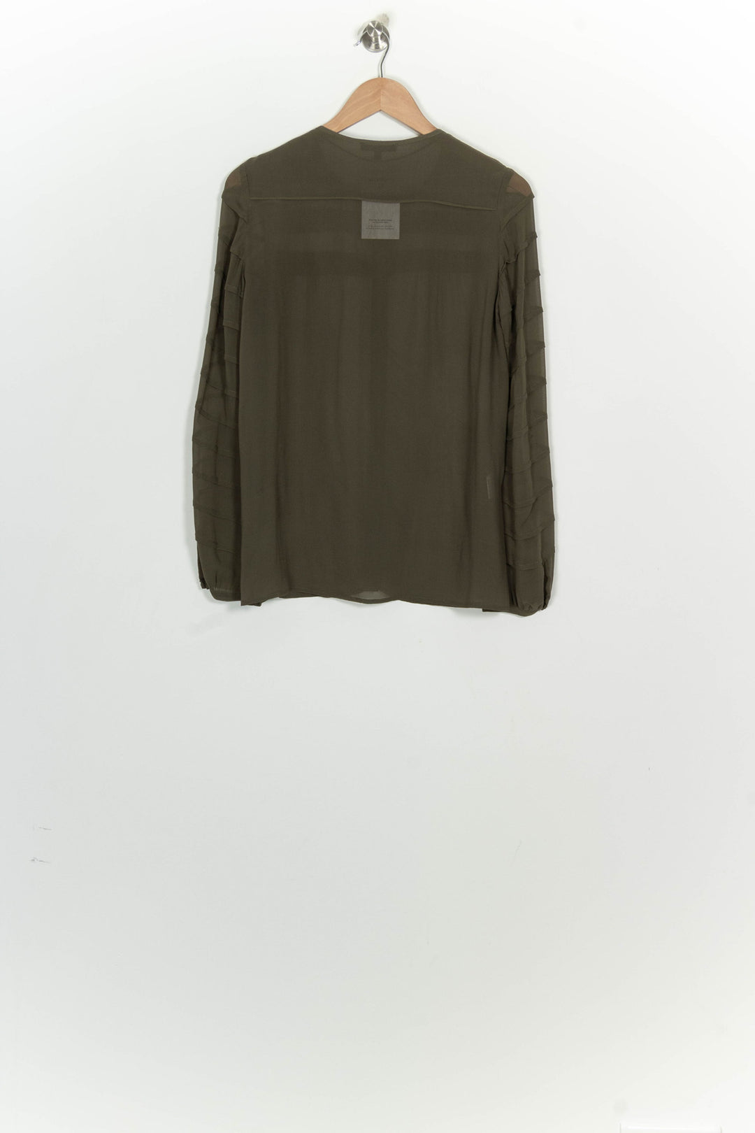 Chemise Verte Kaki - Taille M/38 de la marque Gerard Darel | PARAD125845 - Vendu par Paradigme - Image 5