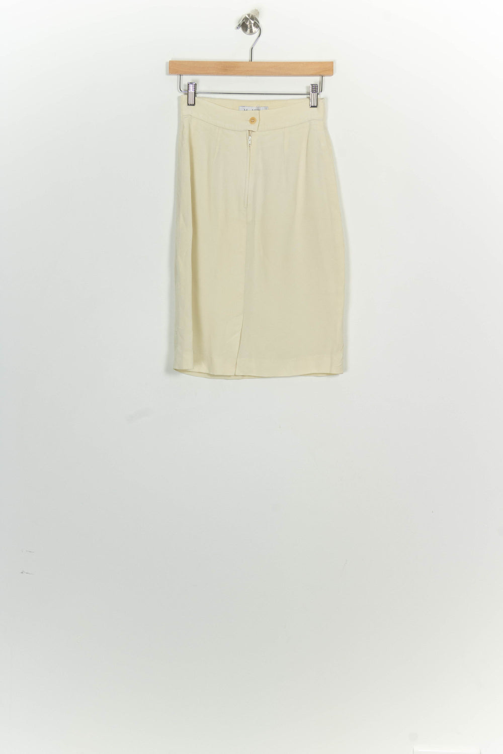 Jupe Midi Beige - Taille XS/34 de la marque Max Mara | PARAD125847 - Vendu par Paradigme - Image 2