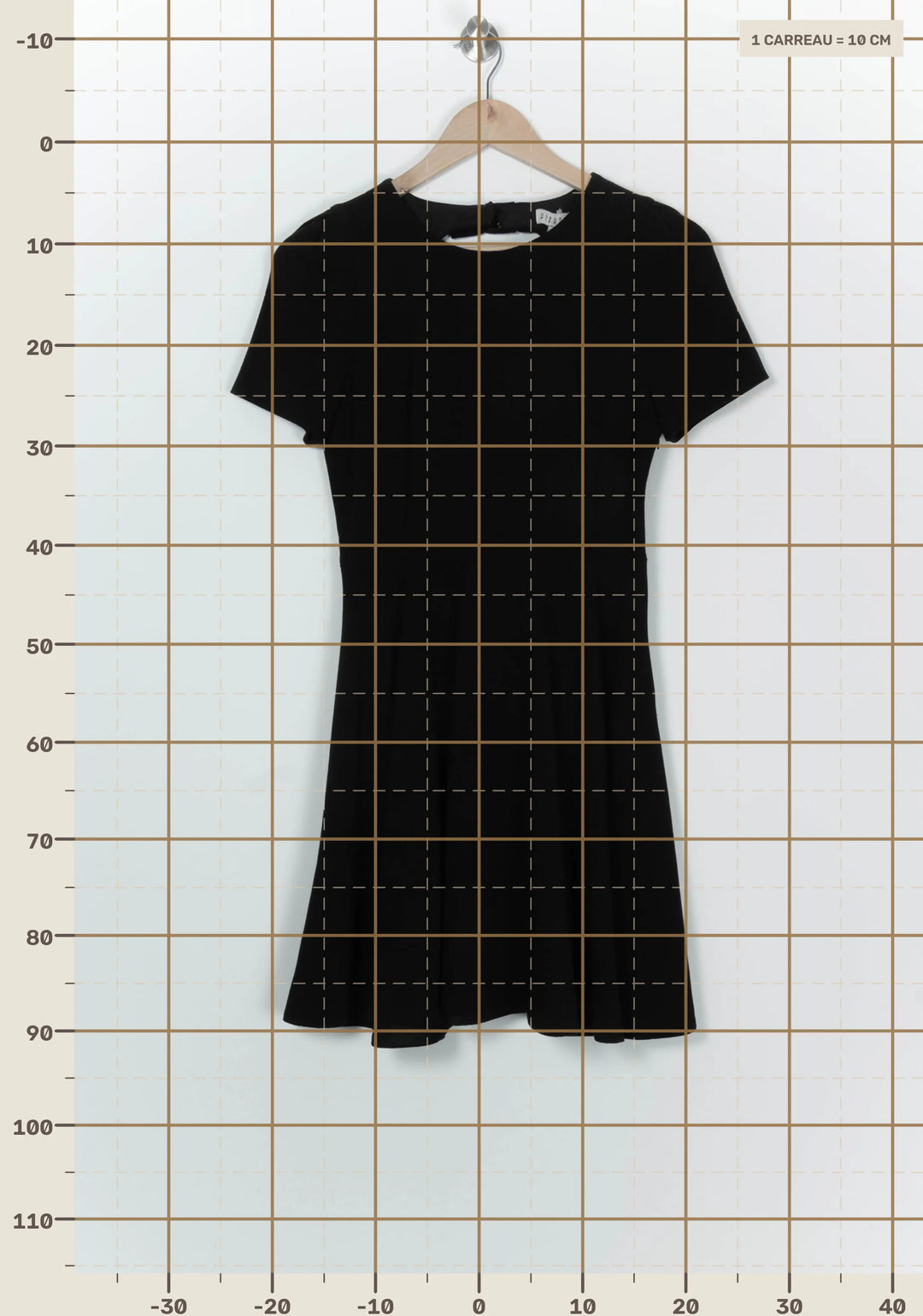 Robe Courte Noire - Taille S/36 de la marque Claudie Pierlot | PARAD125848 - Vendu par Paradigme - Image 4