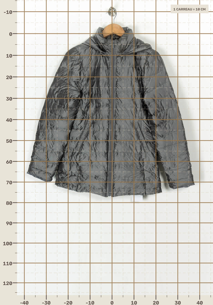 Parka Matelassée Grise - Taille S/36 de la marque Sud express | PARAD125849 - Vendu par Paradigme - Image 4
