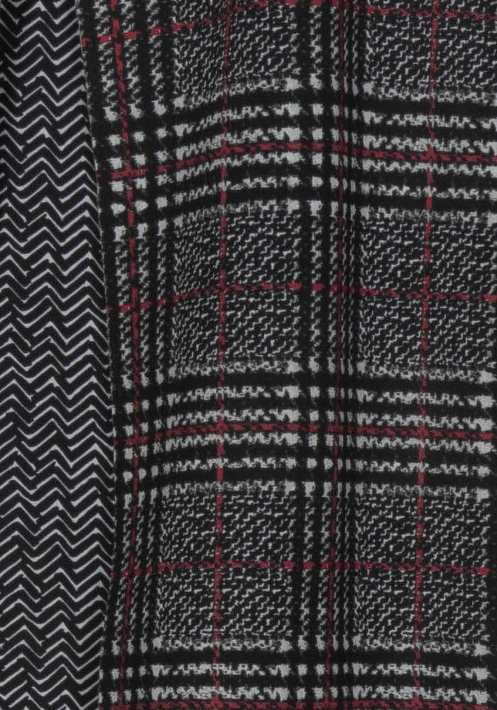 Manteau Noir et Blanc - Taille XXXL/46 de la marque Marina Rinaldi | PARAD125860 - Vendu par Paradigme - Image 3