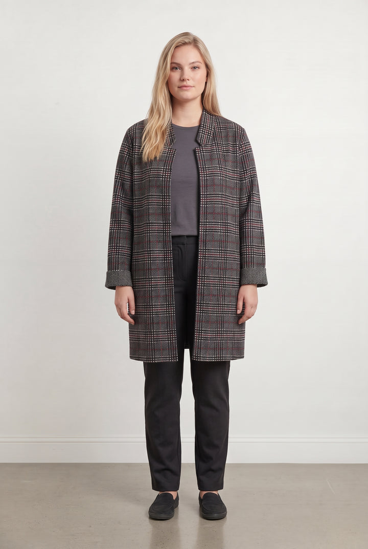 Manteau Noir et Blanc - Taille XXXL/46 de la marque Marina Rinaldi | PARAD125860 - Vendu par Paradigme - Image 1