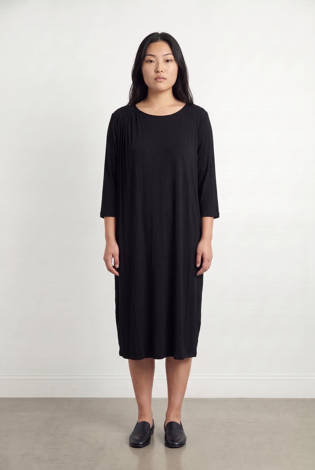 Robe Midi Noire - Taille XL/42 de la marque Marina Rinaldi | PARAD125863 - Vendu par Paradigme - Image 1