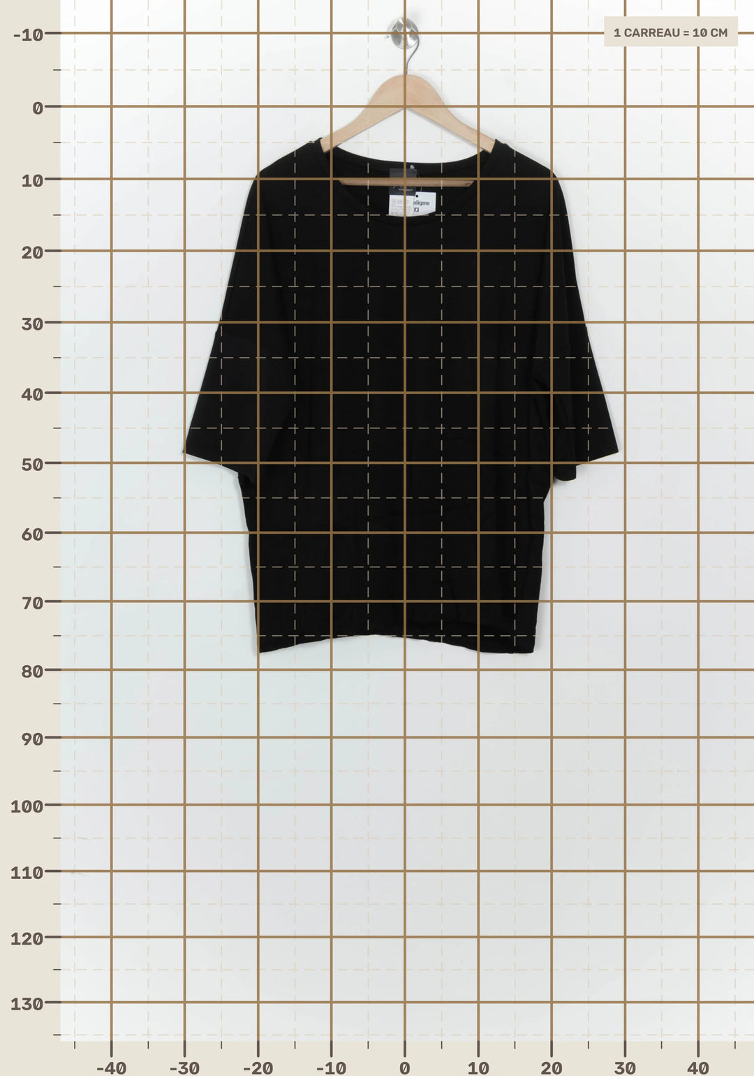 Tunique Noire - Taille XXL/44 de la marque Marina Rinaldi | PARAD125864 - Vendu par Paradigme - Image 4
