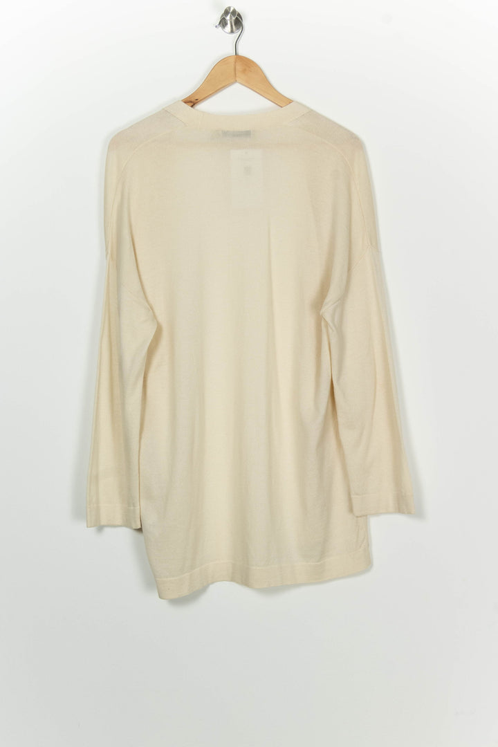 Gilet Long Beige - Taille M/38 de la marque La Fée Maraboutée | PARAD125866 - Vendu par Paradigme - Image 5