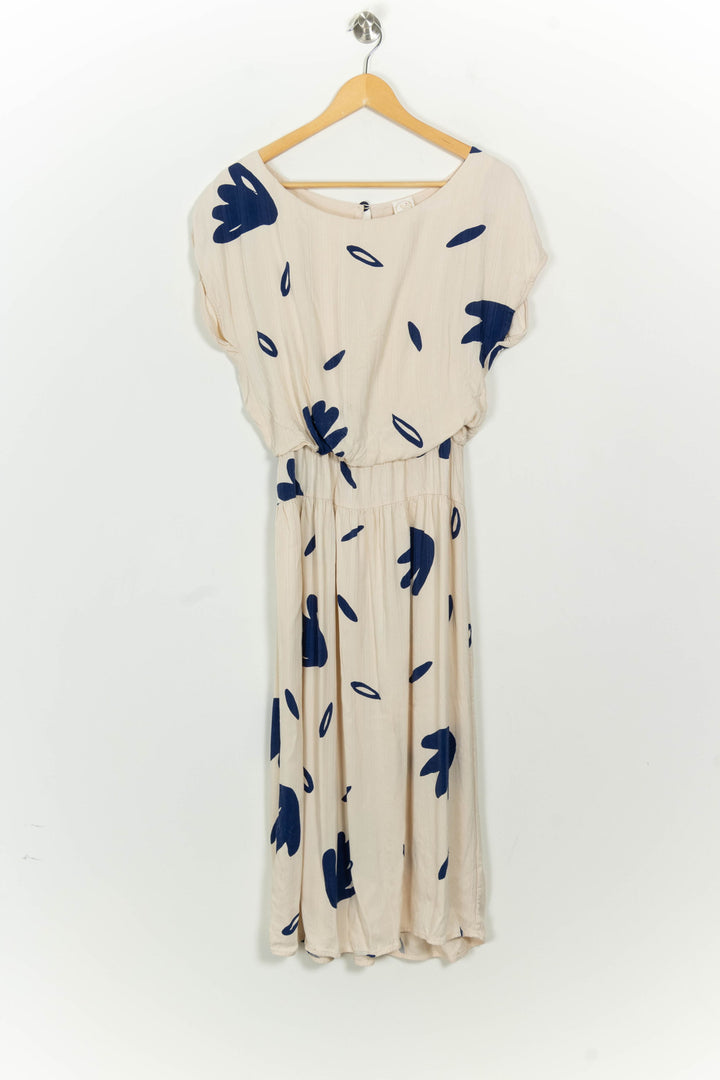 Robe Longue Beige et Bleue - Taille S/36 de la marque Des petits hauts | PARAD125871 - Vendu par Paradigme - Image 2