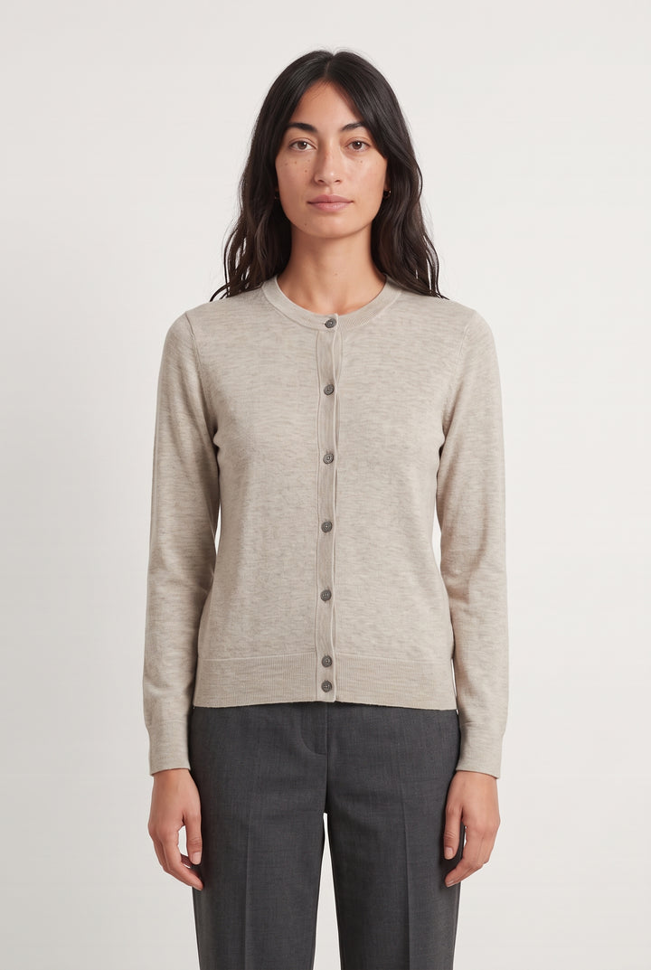 Cardigan Beige - Taille S/36 de la marque Galeries Lafayette | PARAD125873 - Vendu par Paradigme - Image 1