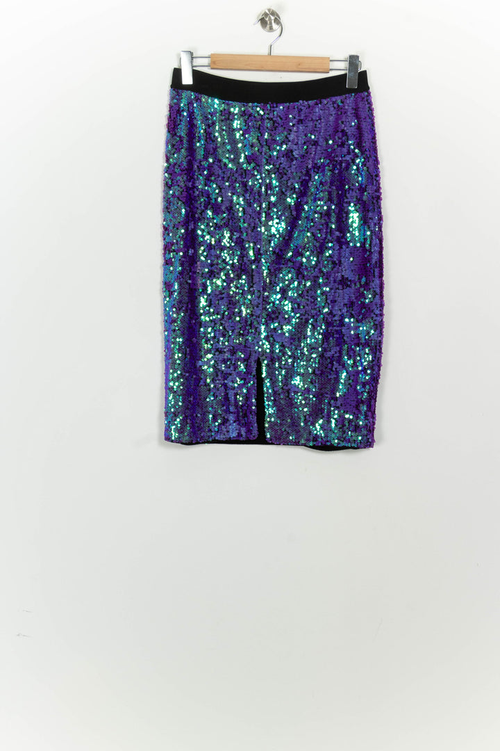 Jupe Midi Violette - Taille L/40 de la marque Essentiel Antwerp | PARAD125874 - Vendu par Paradigme - Image 5