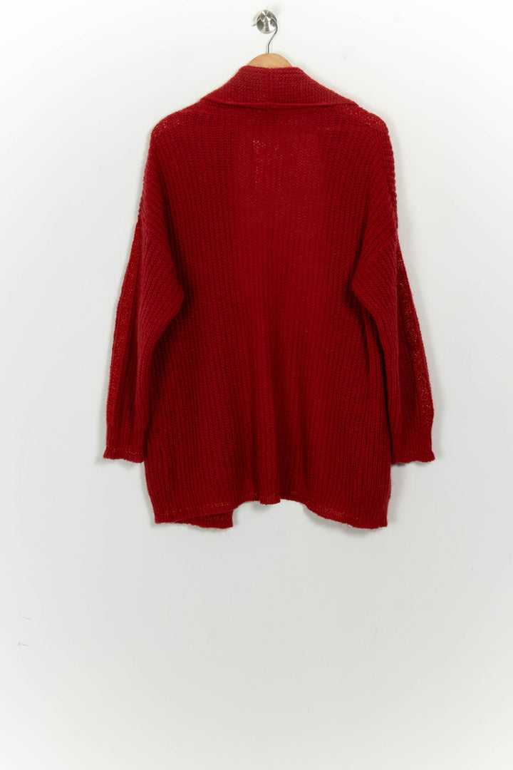 Gilet Long Rouge - Taille M/38 de la marque La Fée Maraboutée | PARAD125877 - Vendu par Paradigme - Image 5