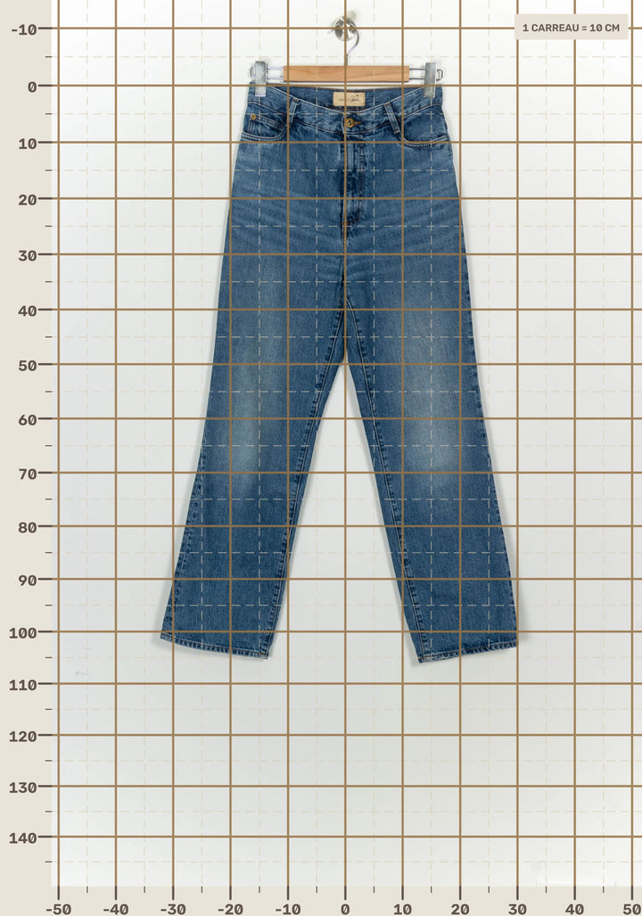 Jean Bleu Indispensable - Taille M/38 de la marque Sessùn | PARAD125878 - Vendu par Paradigme - Image 4