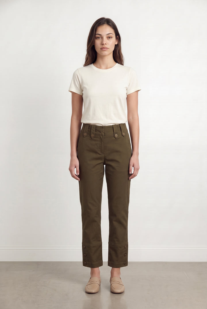 Pantalon Vert - Taille XS/34 de la marque Indies | PARAD125882 - Vendu par Paradigme - Image 1