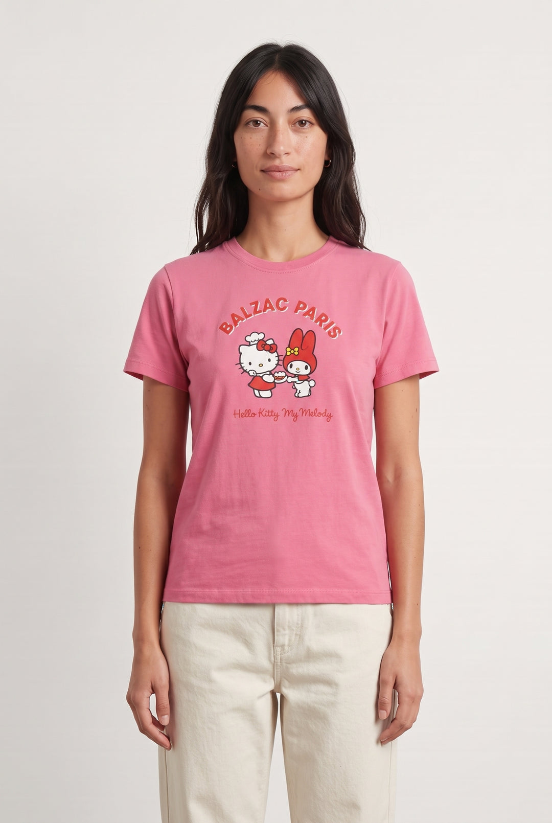 Tee-shirt Rose - Taille S/36 de la marque Balzac Paris | PARAD125891 - Vendu par Paradigme - Image 1