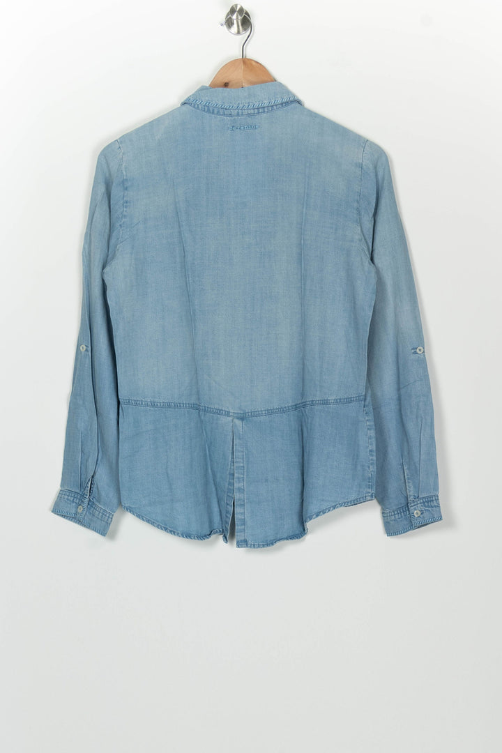 Chemise En Jean Bleu Clair - Taille M/38 de la marque Bérénice | PARAD125982 - Vendu par Paradigme - Image 5