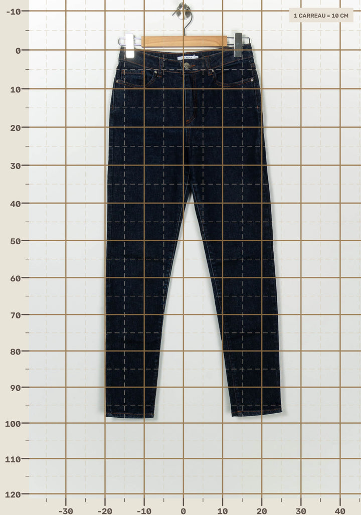 Jean Bleu Foncé - Taille M/38 de la marque ZAPA | PARAD125986 - Vendu par Paradigme - Image 4