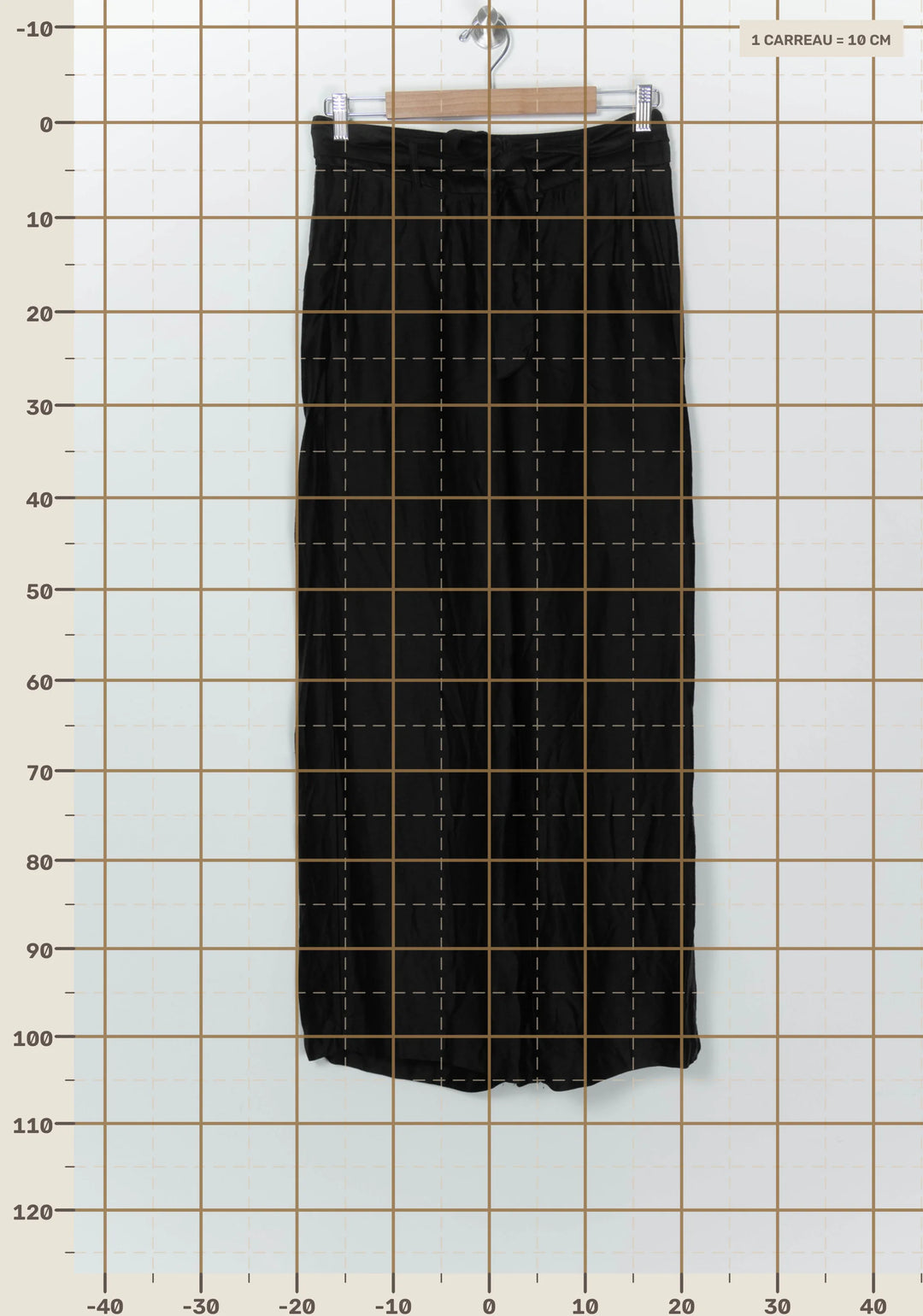 Pantalon Large Noir - Taille M/38 de la marque Diega | PARAD125988 - Vendu par Paradigme - Image 4