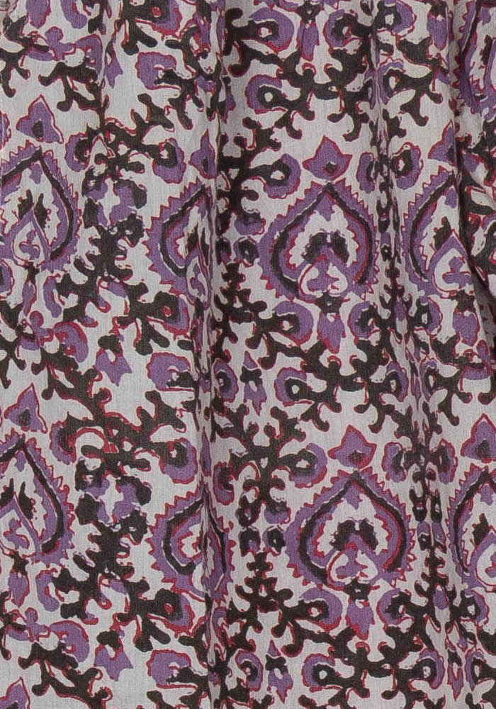 Blouse Violette et Noire - Taille M/38 de la marque Léon &amp; Harper | PARAD125989 - Vendu par Paradigme - Image 3