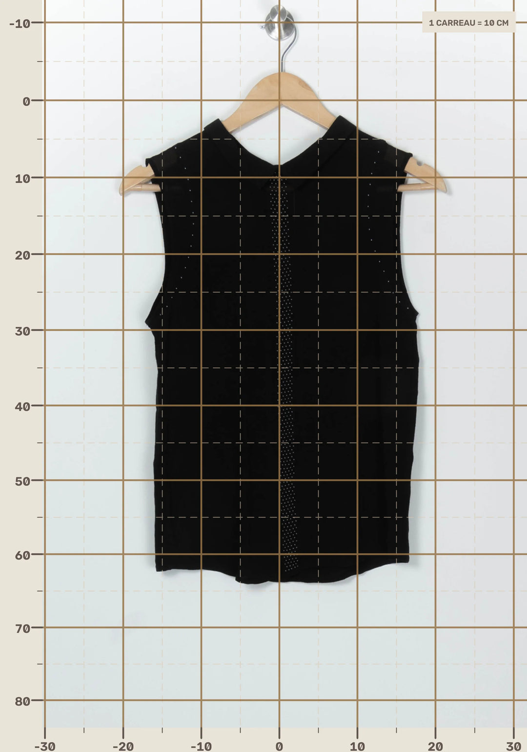 Débardeur Noir - Taille M/38 de la marque IKKS | PARAD125992 - Vendu par Paradigme - Image 4