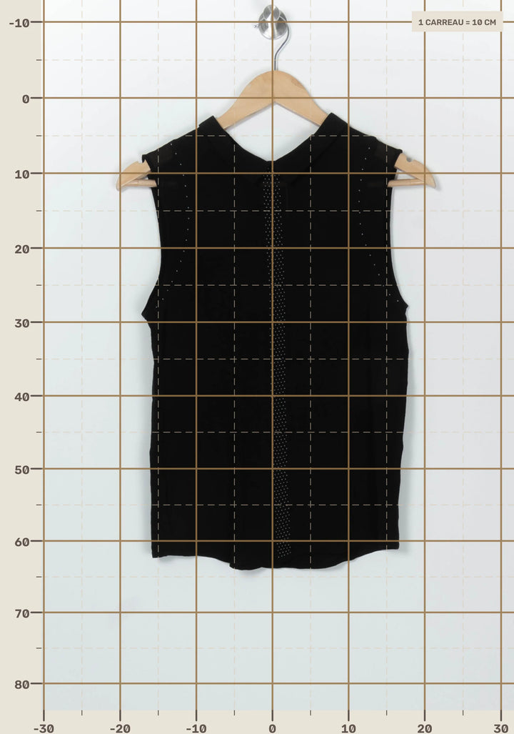 Débardeur Noir - Taille M/38 de la marque IKKS | PARAD125992 - Vendu par Paradigme - Image 4