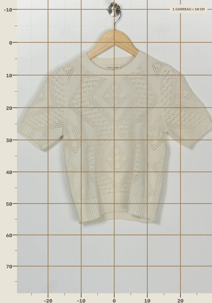 Pull À Manches Courtes Beige - Taille T.U. de la marque Marie Sixtine | PARAD125997 - Vendu par Paradigme - Image 4