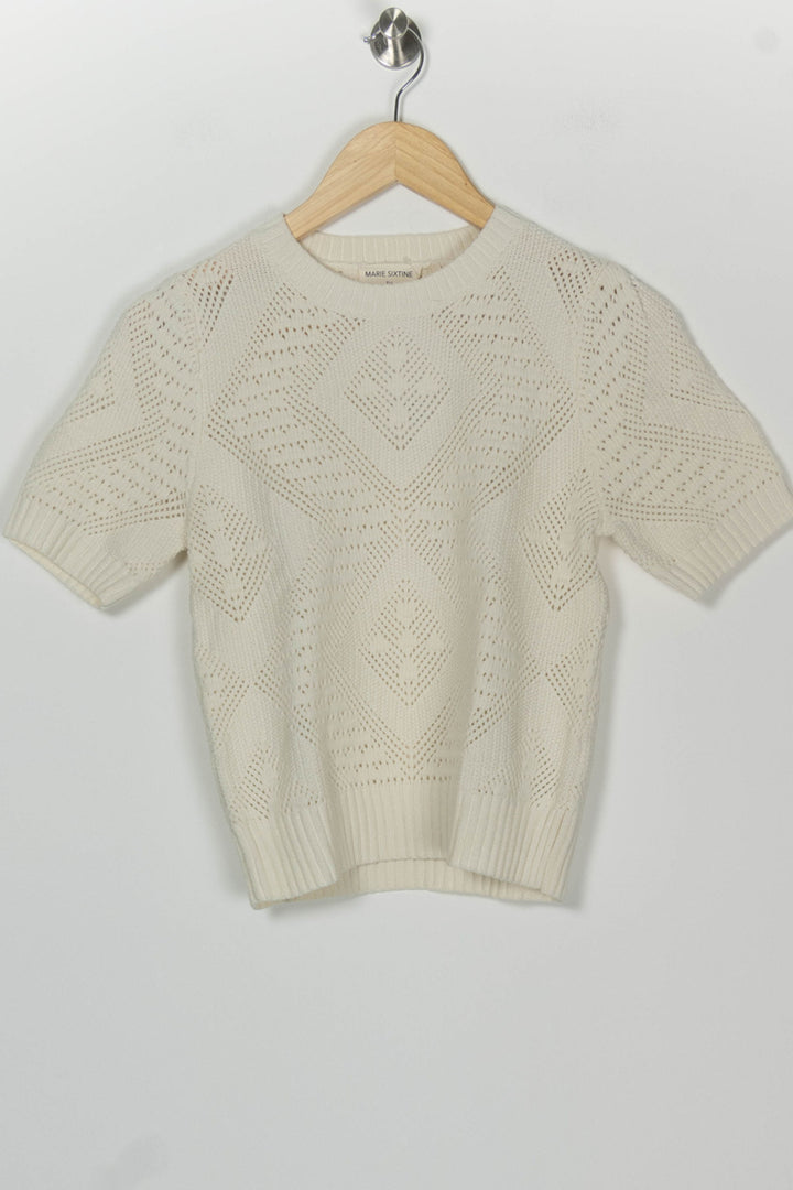Pull À Manches Courtes Beige - Taille T.U. de la marque Marie Sixtine | PARAD125997 - Vendu par Paradigme - Image 2