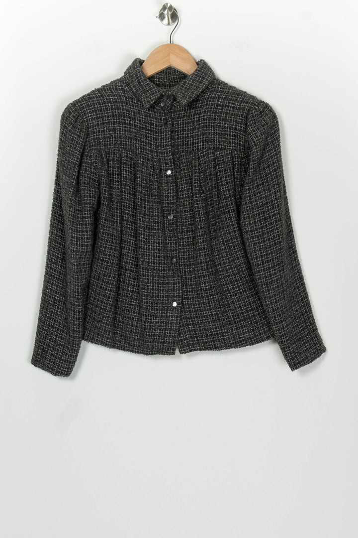 Veste Grise et Noire - Taille S/36 de la marque Rosaé Paris | PARAD125999 - Vendu par Paradigme - Image 2