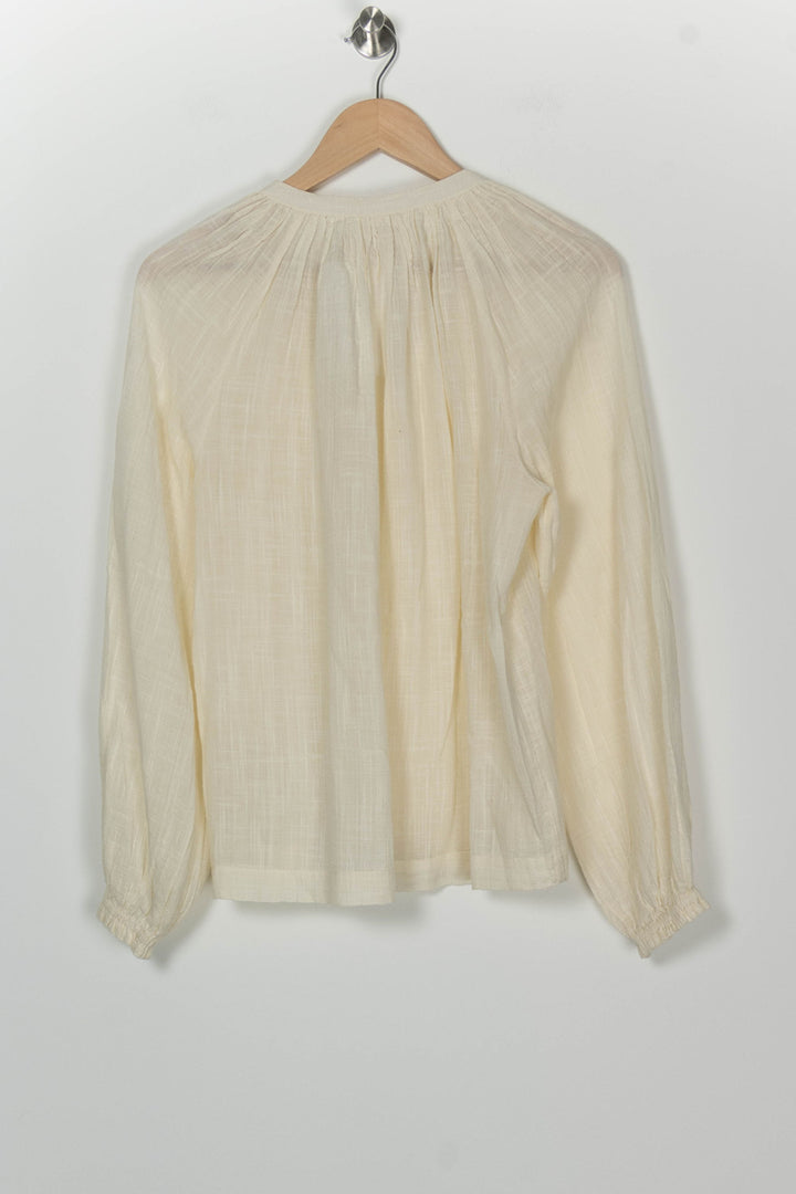 Blouse Beige - Taille S/36 de la marque Stella Forest | PARAD126002 - Vendu par Paradigme - Image 5