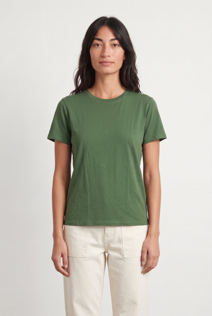 Tee-shirt Vert foncé - Taille S/36 de la marque Sézane | PARAD126003 - Vendu par Paradigme - Image 1