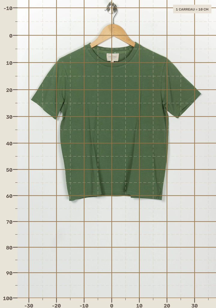 Tee-shirt Vert foncé - Taille S/36 de la marque Sézane | PARAD126003 - Vendu par Paradigme - Image 4