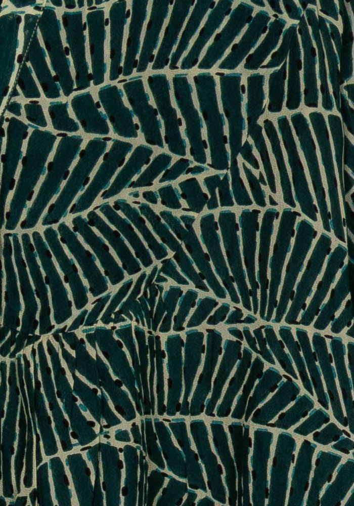 Tunique Verte et Beige - Taille S/36 de la marque Stella Forest | PARAD126005 - Vendu par Paradigme - Image 3
