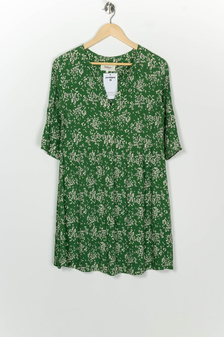 Robe Courte Verte - Taille S/36 de la marque ba&amp;sh | PARAD126013 - Vendu par Paradigme - Image 2